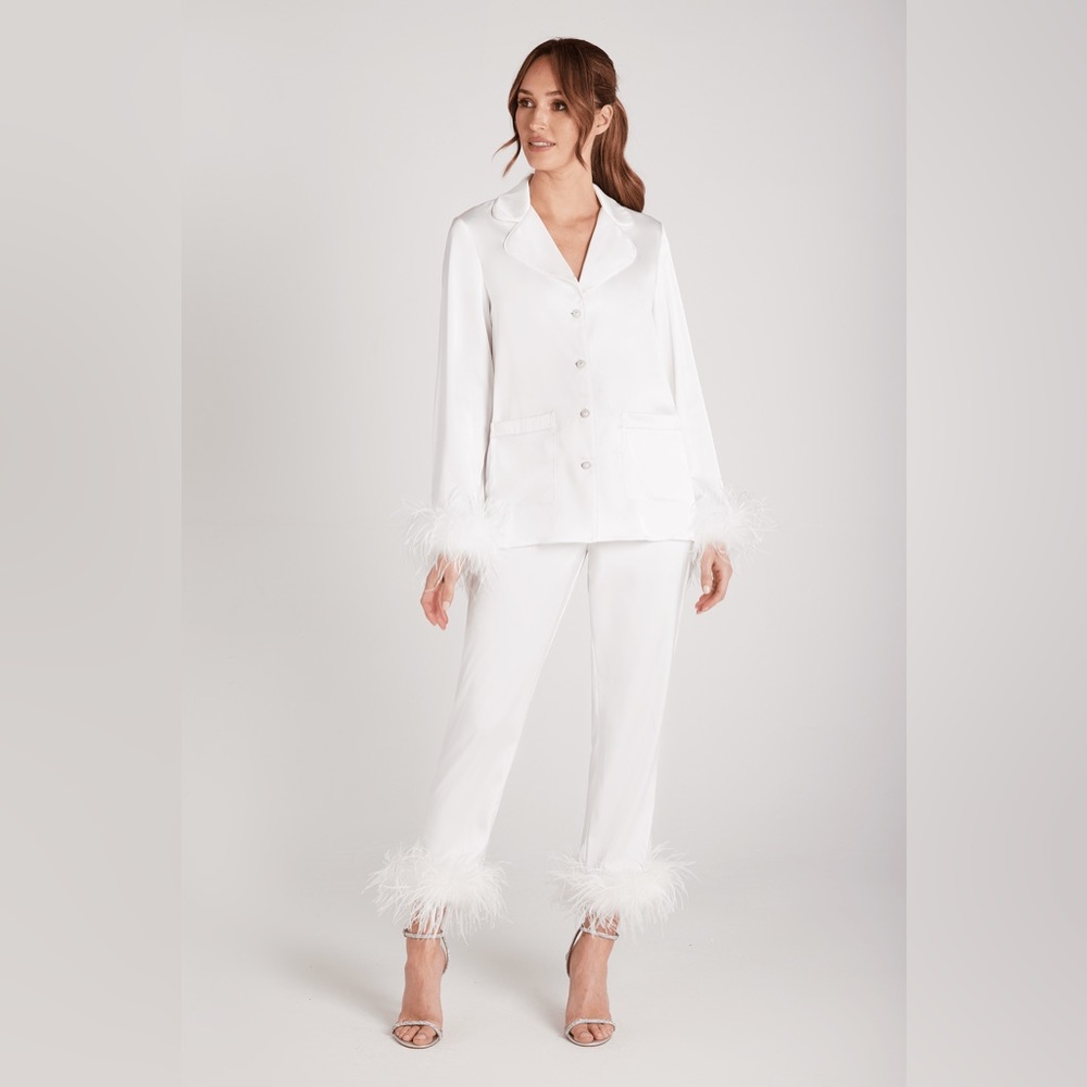 Nadine Merabi DARCIE WHITE PAJAMAS